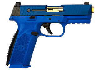 FN 509 Simunition Pistol with Two 17 Round Magazines features a blue color for easy identification